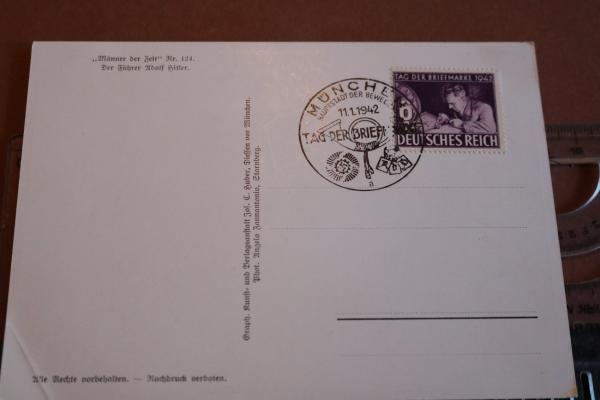 Postkarte - Portrait Adolf Hitler - Huber Verlag - Männer der Zeit